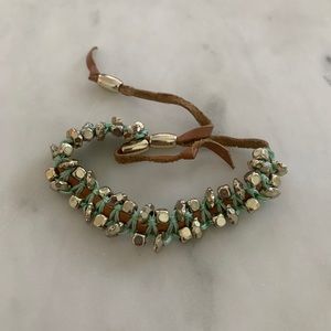 Soft Leather Adjustable Bracelet Brown